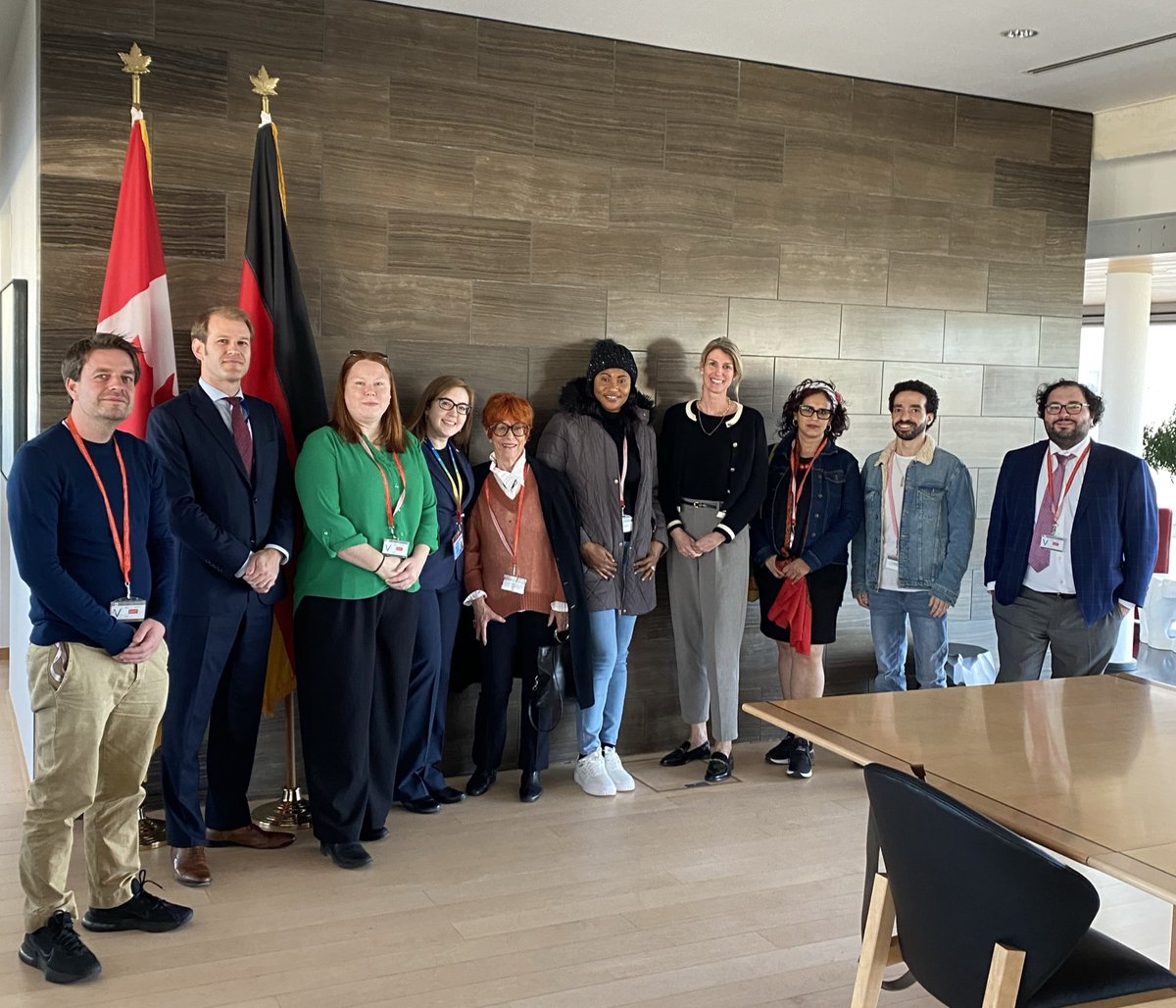 🇨🇦 - 🇩🇪 relations include a dialogue in the media sector. We were thrilled to meet the 2024 cohort of <a href="/MasseyCollege/">Massey College</a> Journalist Fellows who are in 🇩🇪 for a program hosted by <a href="/goetheinstitut/">goetheinstitut</a>. These important exchanges deepen transatlantic understanding &amp; strengthen #mediafreedom.