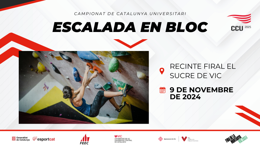EsportsUB's tweet photo. #CCU25 🧗♀️ Estem emocionats d’anunciar que 27 estudiants de la UB participen en el CCU de l’escalada. Estan ben preparats per desafiar els seus límits i gaudir d’aquesta experiència. Quines són les vostres expectatives per a ells? Comentaris i ànims són benvinguts! https://t.co/0xYD4di3W7