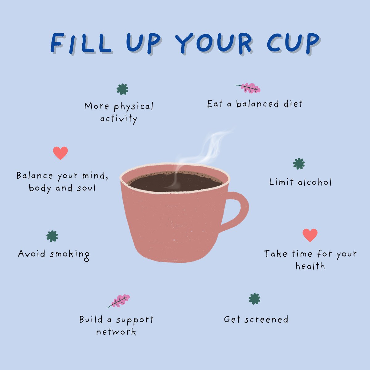 EuropaDonnaEUR's tweet photo. 🌸 Breast cancer awareness month isn't over yet! 🌸
☕ Fill your cup with goodness and healthy habits.

Take care of your breast health, not just in October, but all year long 💕🌹🩷

#breastcancerawareness https://t.co/uQl6MlQiGs
