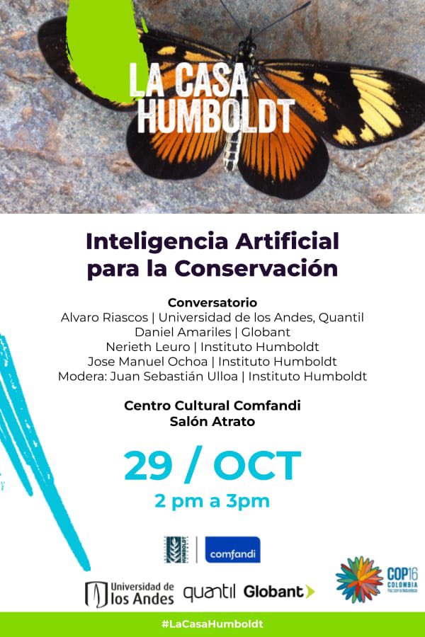 Quantil (@quantilma) on Twitter photo 🌳 En Quantil estamos trabajando por fortalecer el uso de herramientas de analítica e IA para abordar, comprender problemas sociales y ambientales.
¡No te pierdas este evento! 🌳 En Quantil estamos trabajando por fortalecer el uso de herramientas de analítica e IA para abordar, comprender problemas sociales y ambientales.
¡No te pierdas este evento!