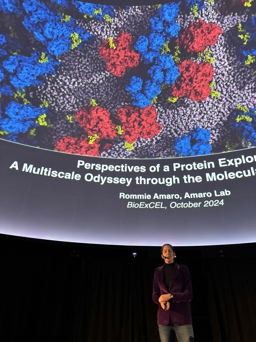 Alexandre Bonvin - also on Bluesky (@amjjbonvin) on Twitter photo Our last keynote was by <a href="/RommieAmaro/">Rommie Amaro</a> in the planetarium of Brno - a star under the stars! Our last keynote was by <a href="/RommieAmaro/">Rommie Amaro</a> in the planetarium of Brno - a star under the stars!