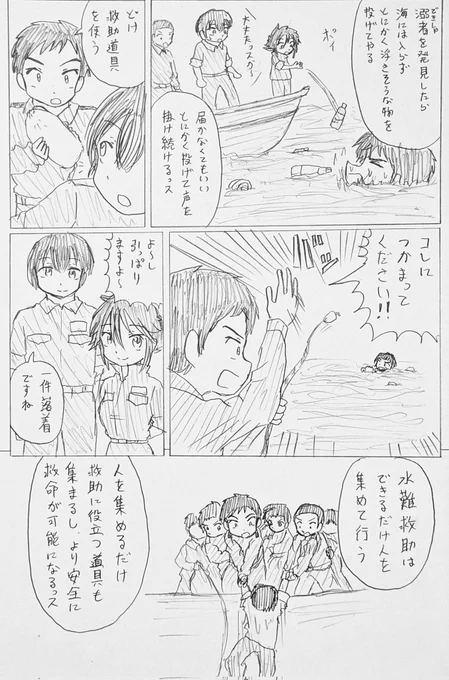 #バディ管理班の二人PART8
「カッター ~水難救助~」 