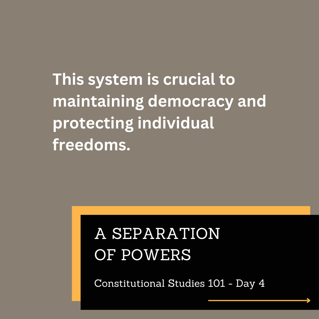 ⚖️ Checks and balances keep our government in check.
The Constitution divides government power among three branches: legislative, executive, and judicial. This prevents any one branch from becoming too powerful.
#SeparationOfPowers #ChecksAndBalances #WinningExperiences