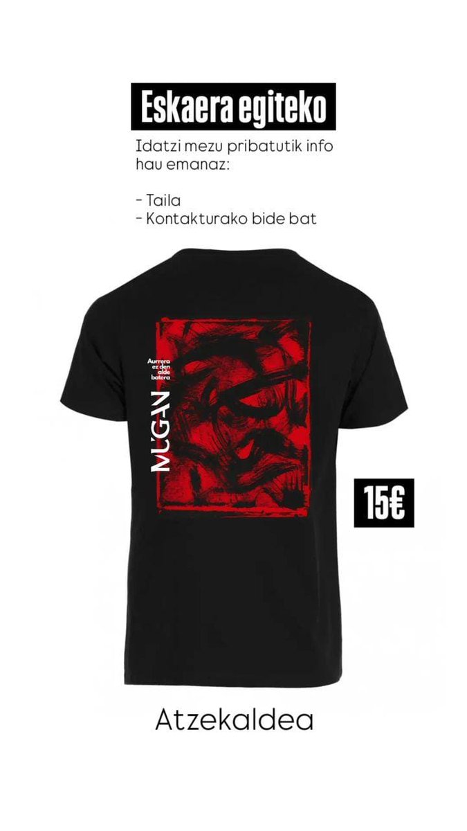 Holaa! Mertx berria atera deu🤠
Eskaerak DM. (Tallak S-XXL)

👇🏻👇🏻👇🏻👇🏻👇🏻