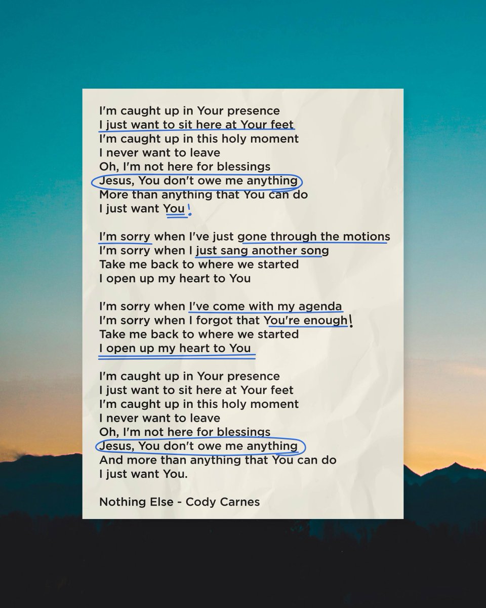#Imsorry #Nothingelse #presence #God #Worship #Lyrics #Music