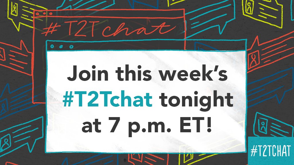 Teacher2Teacher (@teacher2teacher) on Twitter photo ⏰ Set a reminder so you don't miss out on tonight's #T2Tchat, all about the #TeacherHacks your fellow Ts can't live without!
Join moderators <a href="/RSiegelTeaching/">Richard Siegel</a> and <a href="/mrsjacobsclass5/">Veronica Jacobs</a> at 7 p.m. ET! ⏰ Set a reminder so you don't miss out on tonight's #T2Tchat, all about the #TeacherHacks your fellow Ts can't live without!
Join moderators <a href="/RSiegelTeaching/">Richard Siegel</a> and <a href="/mrsjacobsclass5/">Veronica Jacobs</a> at 7 p.m. ET!