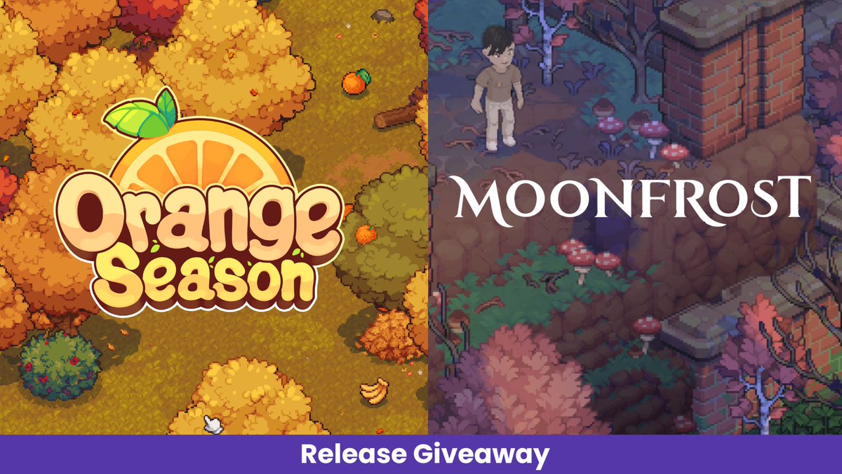 MoonfrostGame's tweet image. We love it when fall settles in, and the forests glow with vibrant golden-orange colours 🍂

If you didn’t know our friends at @OrangeSeasonRPG  launch today, and to celebrate we’ve teamed up to giveaway 3 copies of their game!

To enter simply Like, Comment and RT🧡