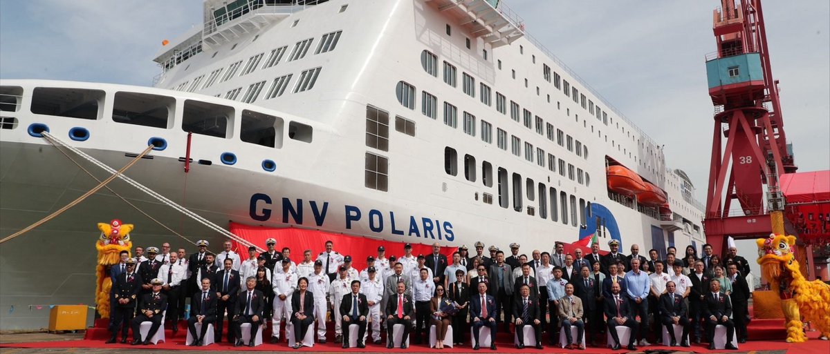 DreamBlog's tweet image. GNV prende in consegna la nuova nave #GNVPolaris dreamblog.it/2024/10/24/gnv…