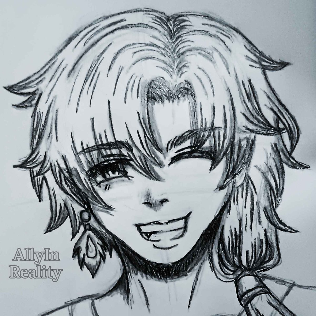 Ally_InReality's tweet photo. Anzai Drawing Sketch
So that means.....new art timelapse!

This one is Anzai's avatar from Reality Streaming App https://t.co/hgSe0OYsEl