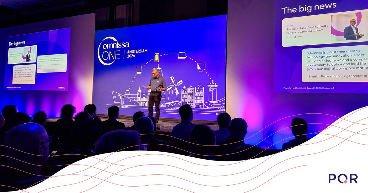 Event | Twee inspirerende dagen in Amsterdam tijdens Omnissa ONE!
Als trotse sponsor delen we waardevolle inzichten over technologische ontwikkelingen in End User Computing. #OmissaONE