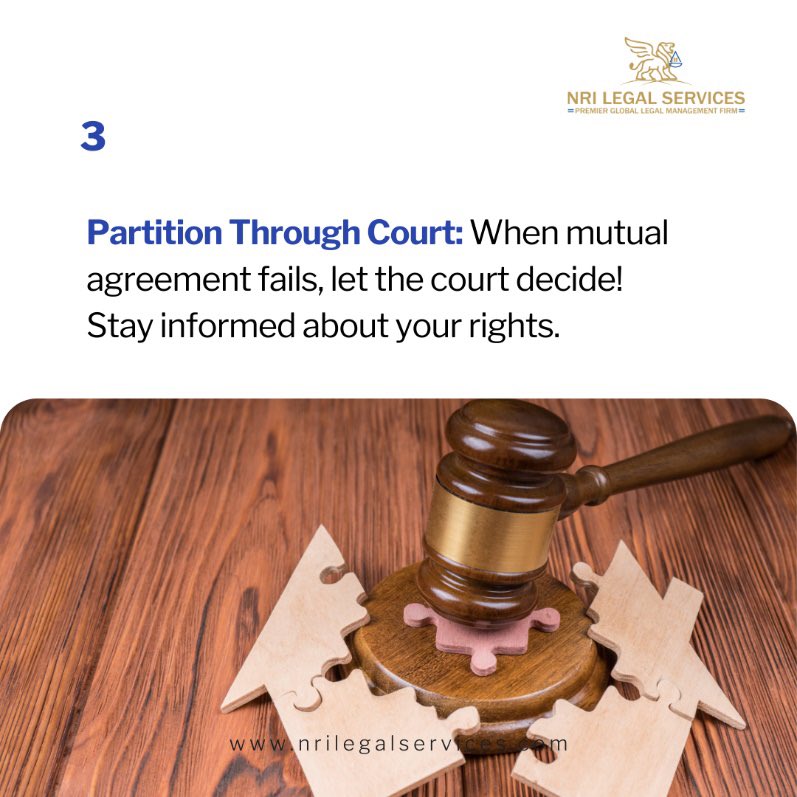 NRILegal's tweet image. For the #NRIs and #IndianDiaspora, it is vital to understand the law of partition in India and what are the types of #PropertyPartition in India. A clear understanding will assist NRIs to make an informed decision.
🌐 nrilegalservices.com

#PartitionTypes #NRILegalServices