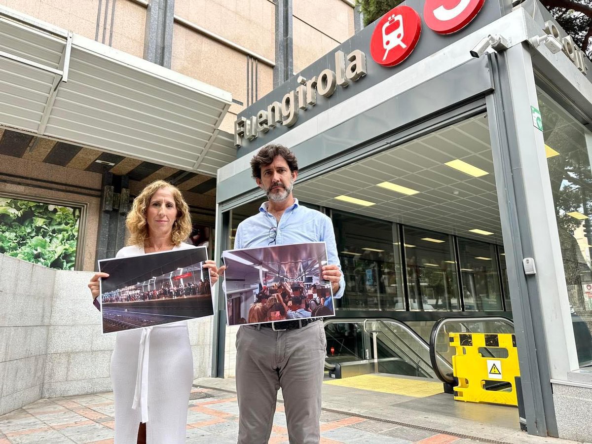 PPFuengirola's tweet photo. 🚫 Cancelaciones, aglomeraciones, averías, desinformación… la gestión del Gobierno de Pedro Sánchez del Cercanías #Fuengirola-Málaga es un auténtico desastre.

🚆 Tenemos la línea más rentable y una de las más usadas de España. https://t.co/FxtCEbmdKY