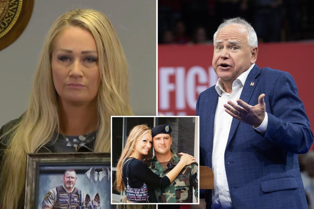 Wife of slain cop warned Tim Walz to stay away from funeral 

 or else she would ‘escort his ass out of here

PASS IT ON 👉