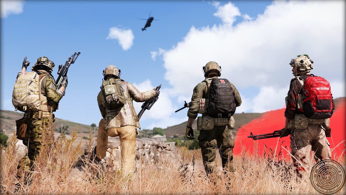 Theseus Incorporated (@theseusinc) on Twitter photo Throwback to some past contracts: providing first aid while securing the area, LMG team covering from above, moment after a tense forest firefight and awaiting extraction. These snapshots capture teamwork and readiness in action.
#Arma3 #ArmaPhotography <a href="/ArmaPlatform/">Arma Platform</a> Throwback to some past contracts: providing first aid while securing the area, LMG team covering from above, moment after a tense forest firefight and awaiting extraction. These snapshots capture teamwork and readiness in action.
#Arma3 #ArmaPhotography <a href="/ArmaPlatform/">Arma Platform</a>