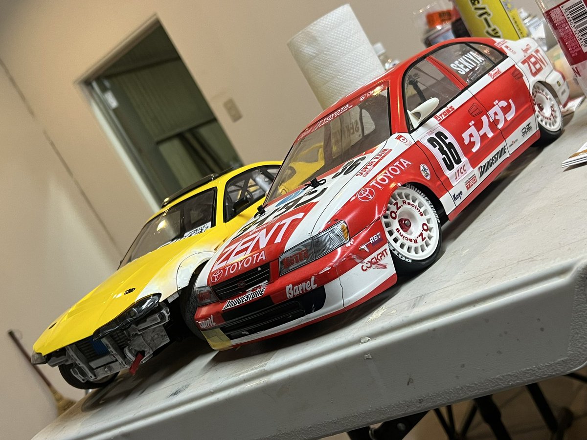 8810_STYLE's tweet photo. 久々に登場!
とりあえずバンパー補修して次の出番に備えますw
#JTCC #FF01 https://t.co/PaNeZv0tH5