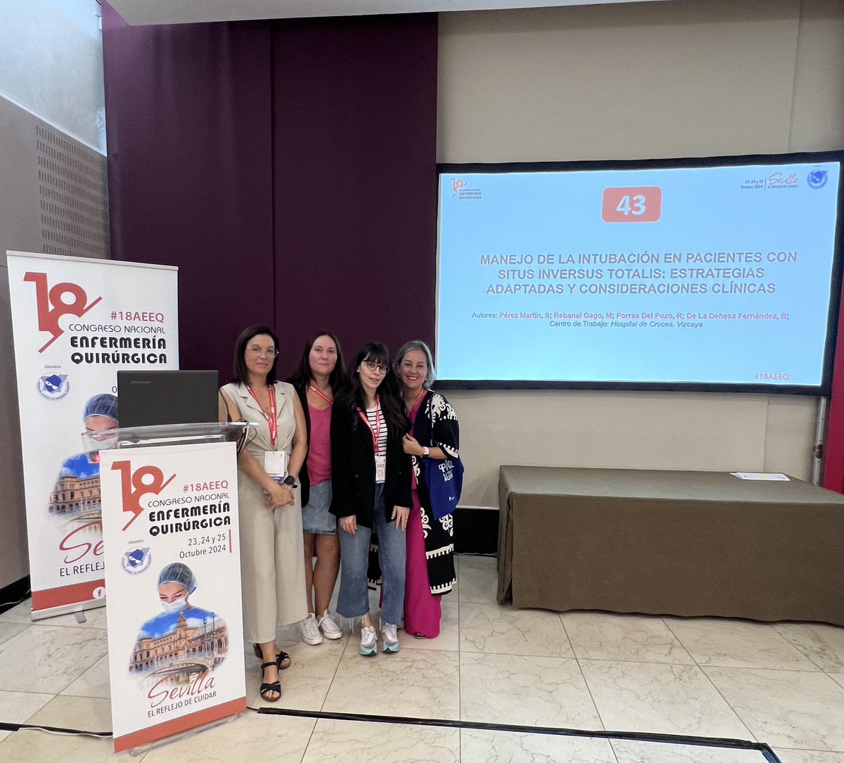 Aprendiendo muchísimo y aportando nuestro granito de arena en #18AEEQ