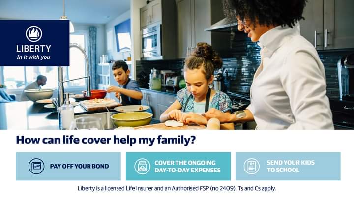 Mathuloe_O's tweet photo. At Liberty, we appreciate that you are trying to build a future for yourself and your family. Which is why being able to provide for them should the unexpected happen and you are no longer around, is so important.​
​Liberty’s Life Cover keeps those you love financially secured. https://t.co/JVv2Y3idR9