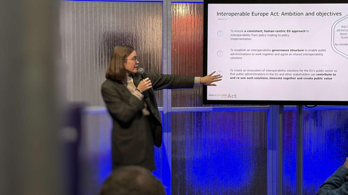 InteroperableEU's tweet photo. There is still time left⏱️to come visit our booth in the #ExpoGent (5A in the event guide)!

Let our team introduce/update you about the #InteroperableEuropeAct🌍 and its impact on the future of #DigitalGovernment. They will gladly do so!😊

#Trefdag24 #Trefdag (@Digi_Vlaanderen) https://t.co/v207eUpiQ0