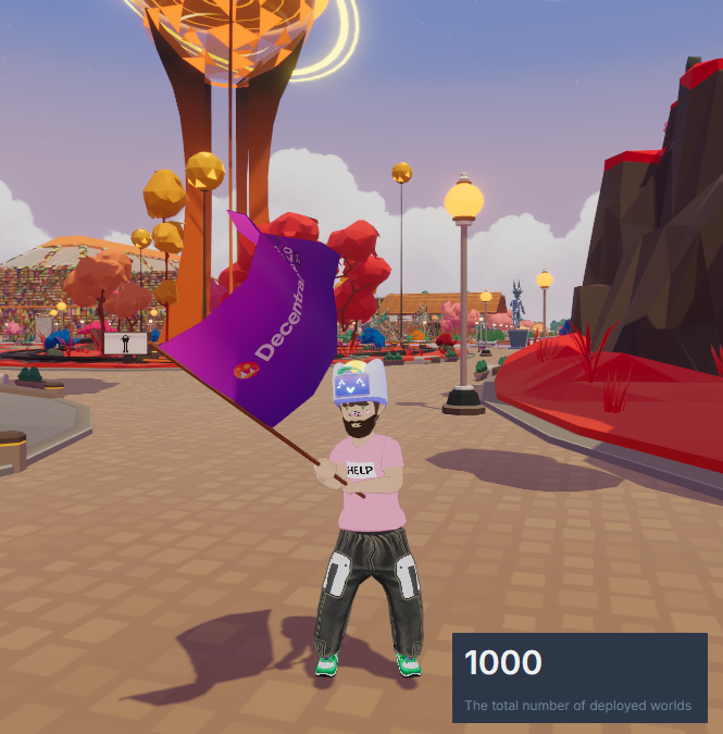 helpimstreaming (@helpimstreaming) on Twitter photo Did you know there's exactly 1000 WORLDs deployed in Dcl? 🤔
All you need is an ETH or Dcl NAME to build onto a WORLD of your own, no LAND needed!
In <a href="/decentraland/">Decentraland</a> 🟠 Did you know there's exactly 1000 WORLDs deployed in Dcl? 🤔
All you need is an ETH or Dcl NAME to build onto a WORLD of your own, no LAND needed!
In <a href="/decentraland/">Decentraland</a> 🟠