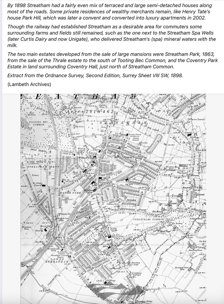 SocStreatham's tweet image. Our #ThrowbackThursday is an ordnance survey 1898 map of Streatham #StreathamHistory #oldmap #Streatham #StreathamHill #StreathamVale #Furzedown #Streathamcommon
