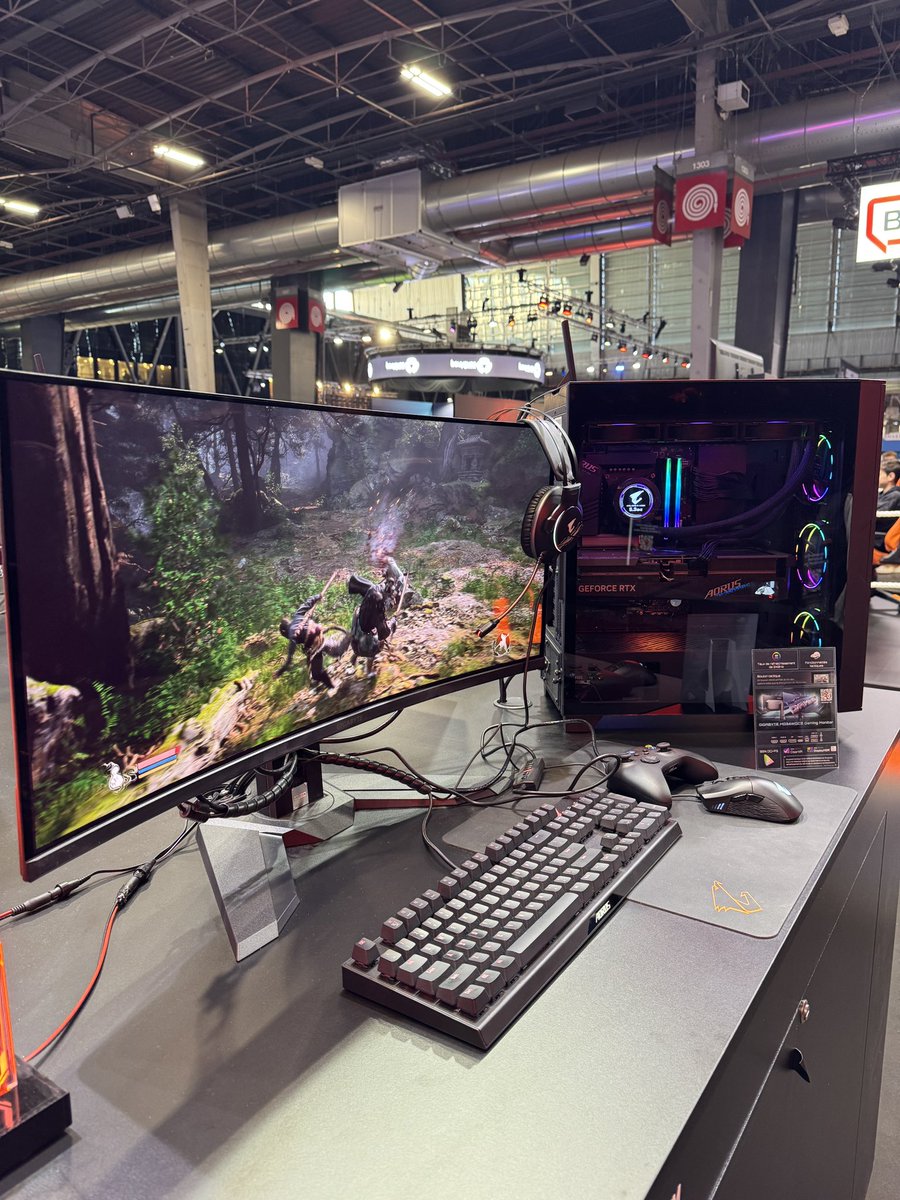 [#AORUSPGW24]
Second Giveaway en ligne pour cette #PGW! 

La règle: 
🔸 Follow <a href="/AORUS_France/">AORUS France</a> 
🔸 RT ce tweet
🔸 Répondez à la question suivante en commentaire en utilisant le #AORUSPGW24 

❔ Quelle est la mascotte d'AORUS ? Un aigle ou un faucon ? 

🎁 Une souris AORUS M6 !