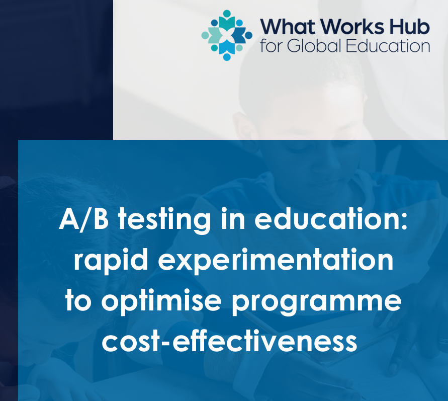 youthimpactorg's tweet photo. 📈Did you know? A/B testing is more than just a tech tool—it’s a game-changer for education too! Learn how we’re optimising our programs every school term, driving better outcomes & lowering costs.
Read the paper: https://t.co/lHmbIE3Jaa
#ABTesting #EducationInnovation #WWHGE https://t.co/vCWE9wfCPE