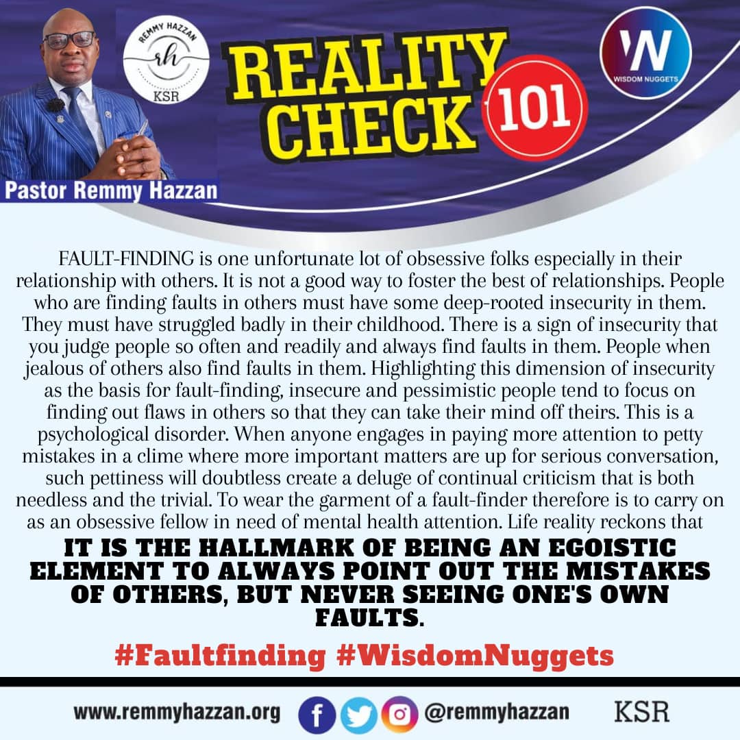 remmyhazzan's tweet image. #FaultFinding #WisdomNuggets