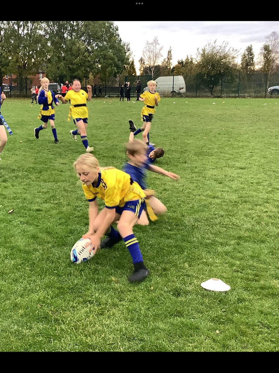 OLMCAshton's tweet photo. Yesterday the Tameside Catholic schools tag rugby competition took place. 11 schools took part and displayed some superb rugby. After winning all group games we qualified for the final running out winners in extra time. Well done team we’re so proud of the work you put in 💙💛 https://t.co/sMRLmVLBN6