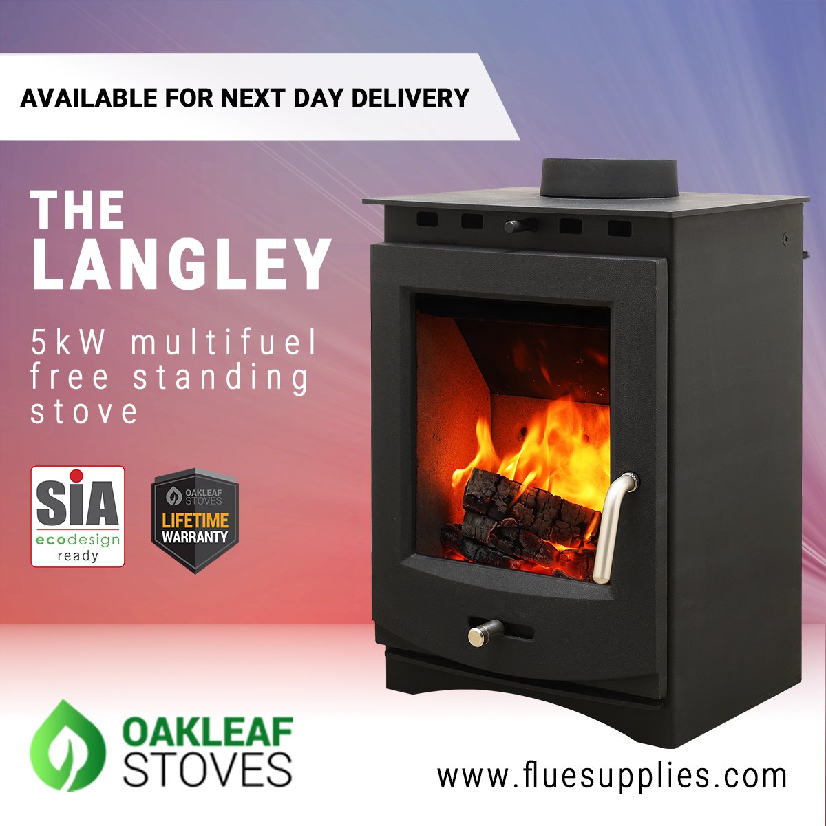 FlueSupplies's tweet image. ⚡ Order The Langley Today &amp;amp; Get Delivery Tomorrow! Take advantage of the special trade only pricing on bulk orders of the Langley now. Contact your Area Sales Manager for prices or give us a call on 0344 800 6586 #tradeonlyoffer #stoves #multifuel #ecodesign #oakleafstoves