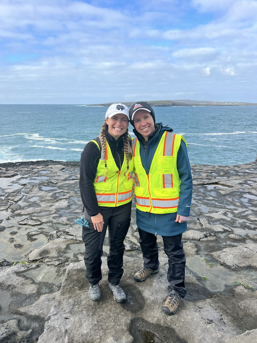 This week I had the wonderful opportunity to organize and lead the
<a href="/NDengineering/">Notre Dame Engineering</a> Graduate Women’s Writing Retreat visit to Inishmaan for the day.

Highlights included: #coastalboulder deposits, Dún Chonchúir (fort), the stone walls, Synge’s Chair, &amp; more!

#outreach #PhDresearch