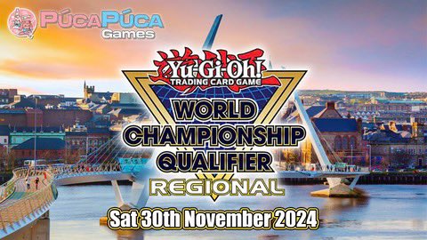 PucaPucaGames's tweet photo. 🌟 November is shaping up to a great month for competitive YuGiOh! Hot off the heels of our first ever OTS championship, we are hosting a YuGiOh Regional Qualifier on Saturday 30th November! 🌟

For full information, see our event information page: https://t.co/ya4sq736CG https://t.co/B0Z9xMlWW6