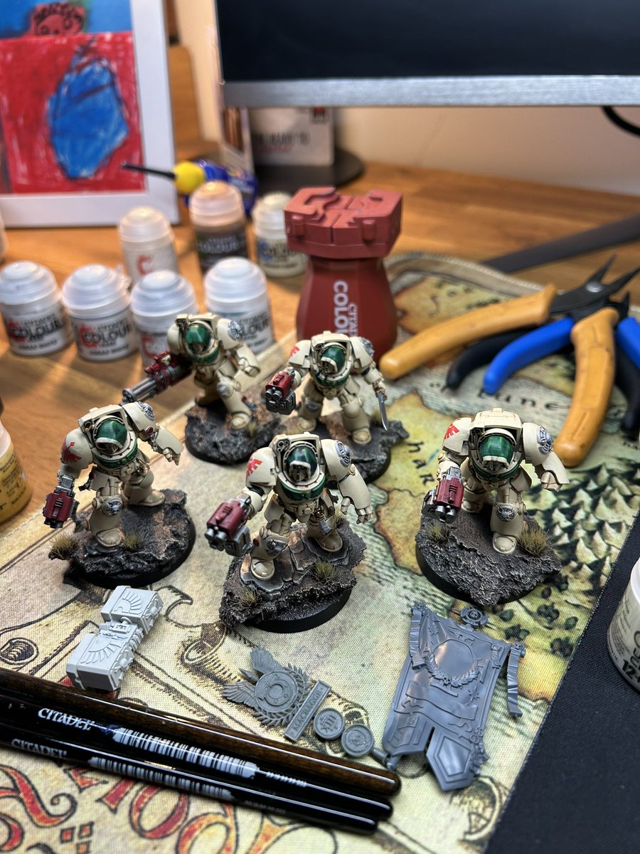 What’s on your paint table?