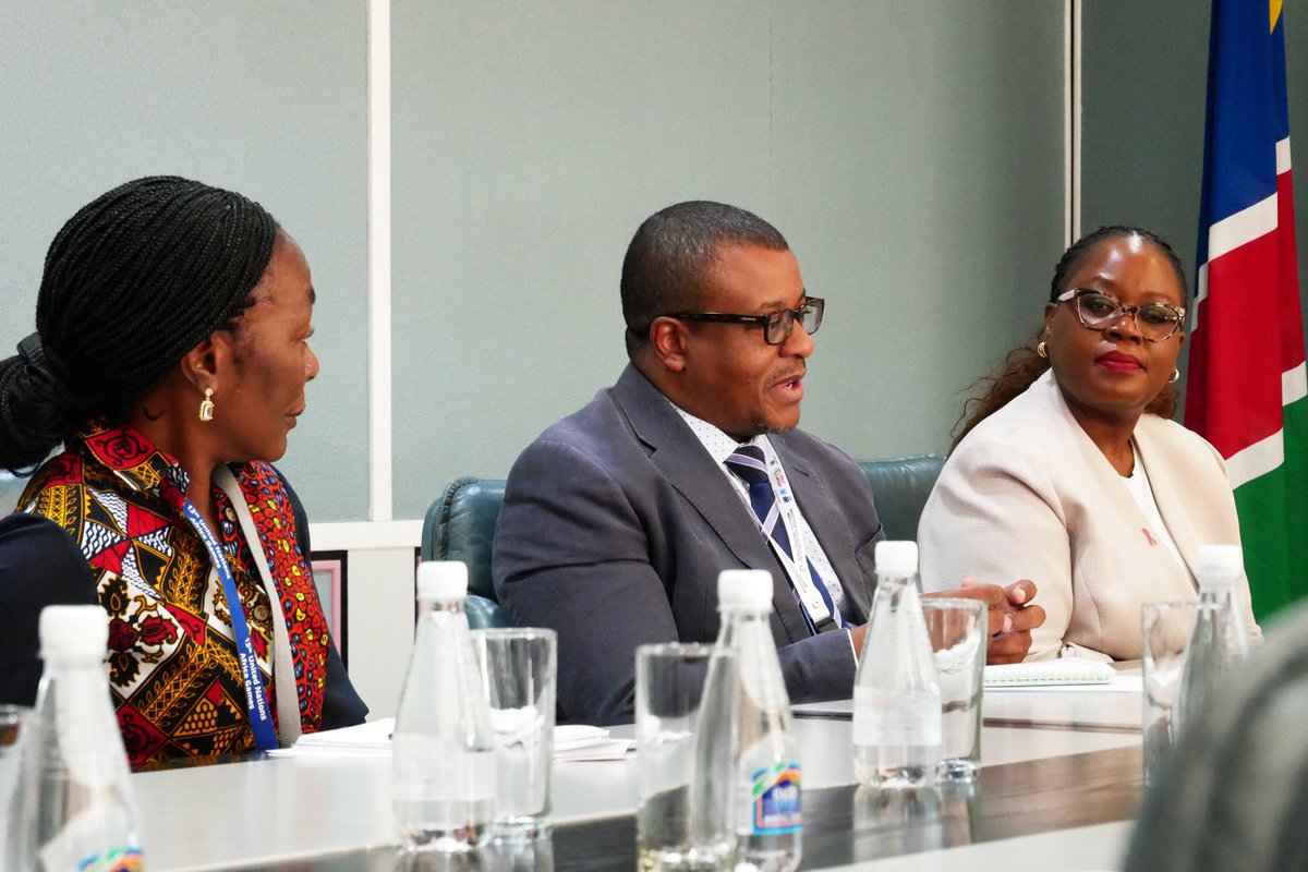 Ms. <a href="/YinkaWFP/">Adeyinka Badejo</a>,  #WFP Deputy Regional Director for Southern Africa, @WFP_SAfrica had a courtesy meeting with Rt. Hon. Saara Kuugongelwa-Amadhila, Prime Minister of the Republic of Namibia of <a href="/NamibiaOPM/">Office of the Prime Minister_ Namibia</a>.
 
Ms. Badejo-Sanogo reaffirmed WFP's commitment to work alongside Government
