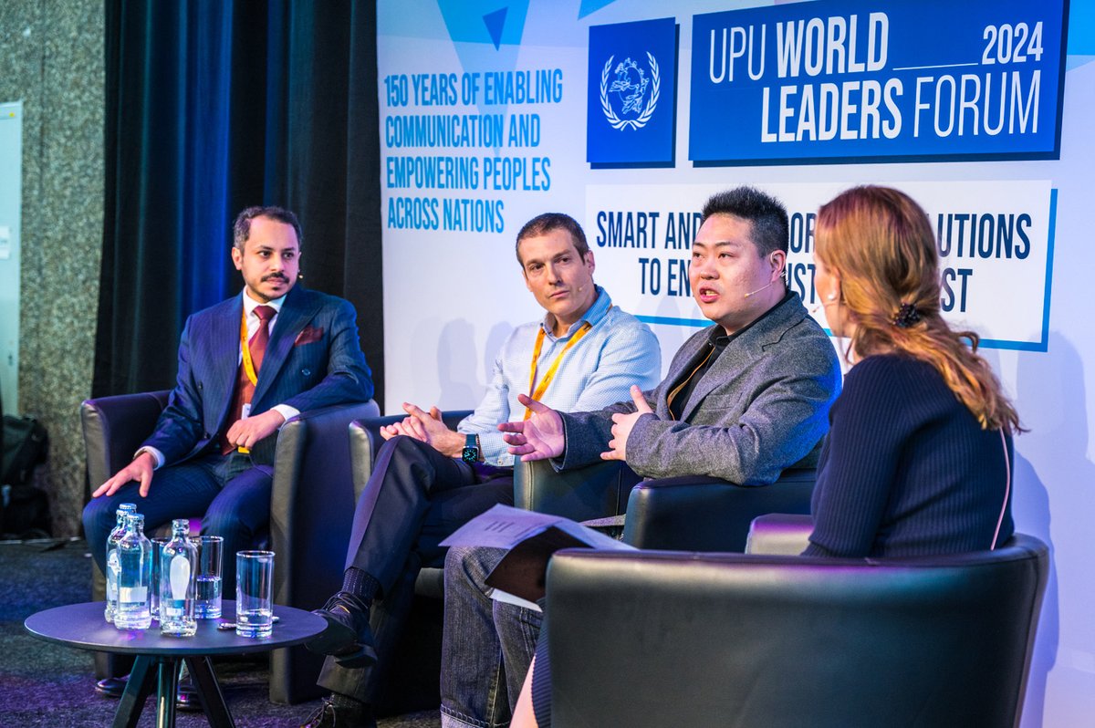 UPU_UN's tweet photo. The UPU World Leaders Forum at #PostParcelExpo showcased how posts & technology companies are collaborating to deliver smart, secure services to people worldwide.
Learn more about how the UPU & its Consultative Committee are helping connect partners: https://t.co/S215kSLnBM https://t.co/z2biyZJhSh