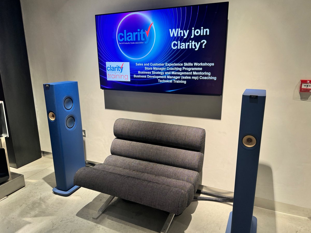 What a fantastic afternoon yesterday at the Clarity "Bacon, Bubbles &amp; Banter" networking session. A great turnout and an amazing location, with a big thanks to @KEF for the use of the KEF Music Gallery, London.
Look out for more dates soon.
#networking #hifi #tradeassociation
