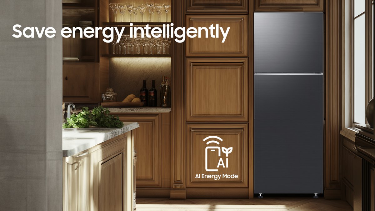 SamsungKE's tweet image. Take greater control of your energy bills with AI Energy Mode, optimizing your energy use. #Samsung #SamsungRefrigerator

Learn More: spr.ly/6018qLC26