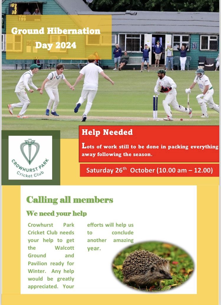 Crowhurst Park CC tweet media