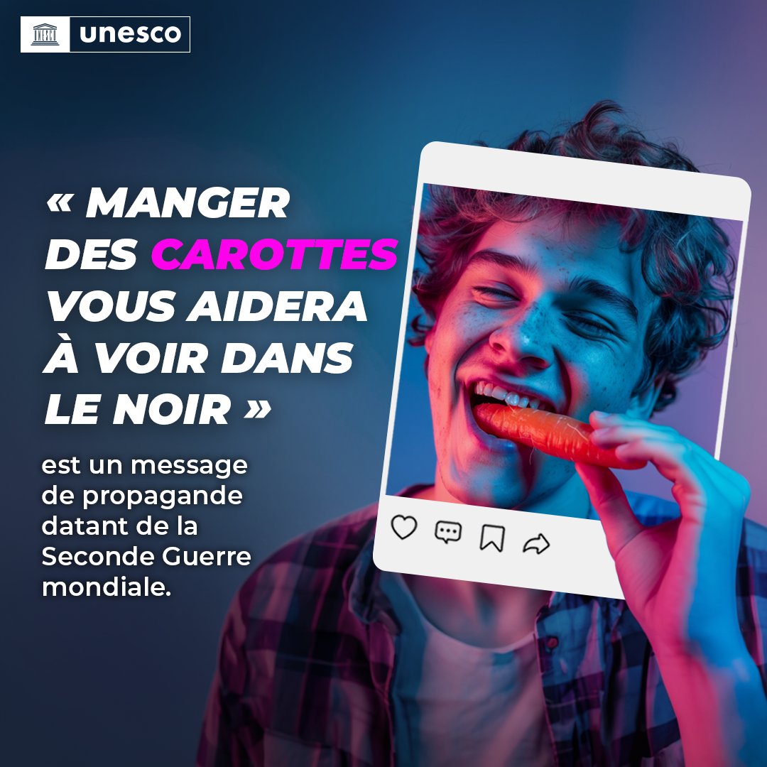 UNESCO_fr's tweet photo. Pendant la Semaine mondiale de l'éducation aux médias et à l'information, apprenons ensemble à #PosterAvecDiscernement pour lutter contre la mésinformation et la désinformation !

🗓️ Rejoignez-nous du 24-31 octobre : https://t.co/nbi5yJzYXh #GlobalMILWeek https://t.co/e6Gd1XWQnv