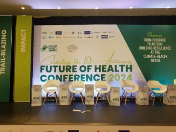 nighealthwatch's tweet photo. Climate change has evolved from an environmental crisis to a full-scale health emergency, threatening to reverse decades of progress in global health. 

This situation demands urgent attention and adaptive strategies to mitigate its impacts and protect vulnerable populations.
#ClimateHealthNexusNG #FHC2024 @Fmohnigeria @afreximbank @muhammadpate