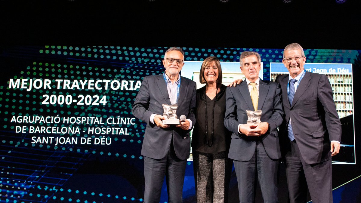 Hospital Sant Joan de Déu Barcelona ES (@sjdbarcelona_es) on Twitter photo 🏆 Muy orgullosos de los dos premios #TOPVALUE que recibimos esta semana por parte de <a href="/IQVIA_Spain/">IQVIA Spain</a>, en especial por la distinción a la mejor trayectoria durante estos 2️⃣5️⃣ años por la agrupación <a href="/hospitalclinic/">Hospital Clínic</a> - <a href="/SJDbarcelona_es/">Hospital Sant Joan de Déu Barcelona ES</a> 🏆 Muy orgullosos de los dos premios #TOPVALUE que recibimos esta semana por parte de <a href="/IQVIA_Spain/">IQVIA Spain</a>, en especial por la distinción a la mejor trayectoria durante estos 2️⃣5️⃣ años por la agrupación <a href="/hospitalclinic/">Hospital Clínic</a> - <a href="/SJDbarcelona_es/">Hospital Sant Joan de Déu Barcelona ES</a>