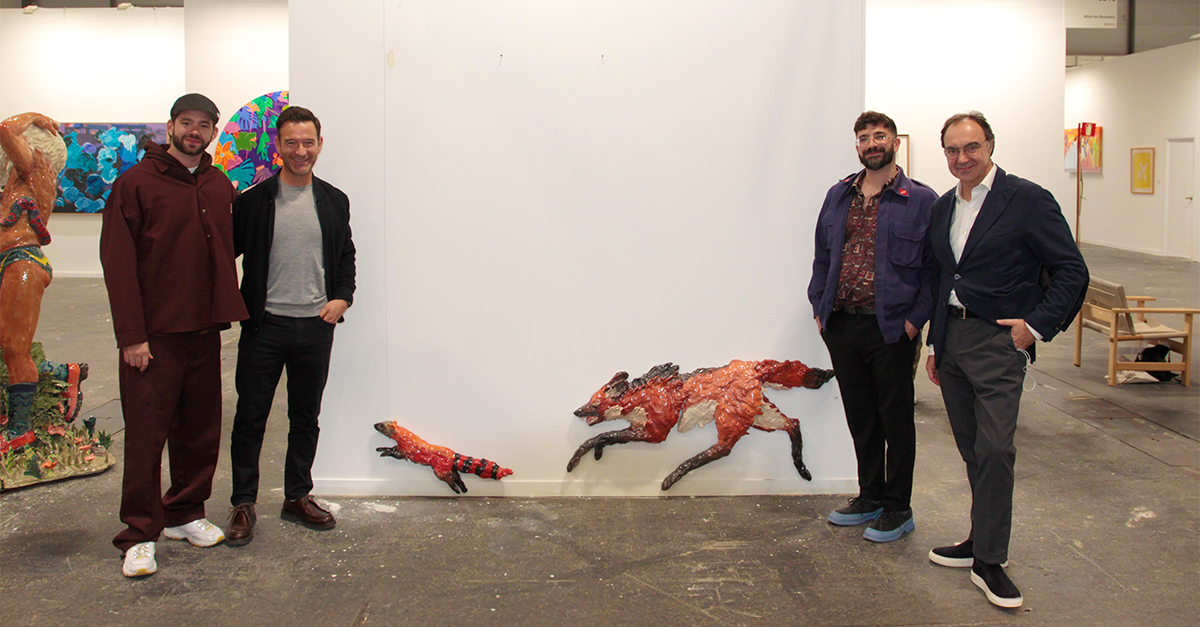 Hemos entregado el Premio KLASSE 2024 al ceramista Julio Galindo junto a Fer Francés de VETA y Chema de Francisco, director de <a href="/FeriaEstampa/">Feria Estampa</a>.

jaimecolsa.com/julio-galindo-…

#PBXCreativa #FeriaEstampa