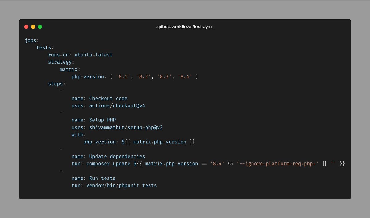 In #composer, you can ignore only upper bound of #php requirements:

--ignore-platform-req=php+

Handy when you want to check that your OS lib is PHP 8.4 ready, but some of its dependencies are not yet tagged with its support: