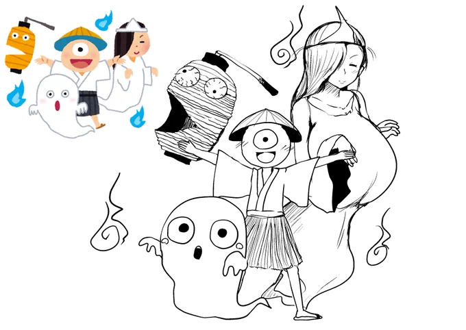 仲良し4人組
#いらすとやチャレンジ 