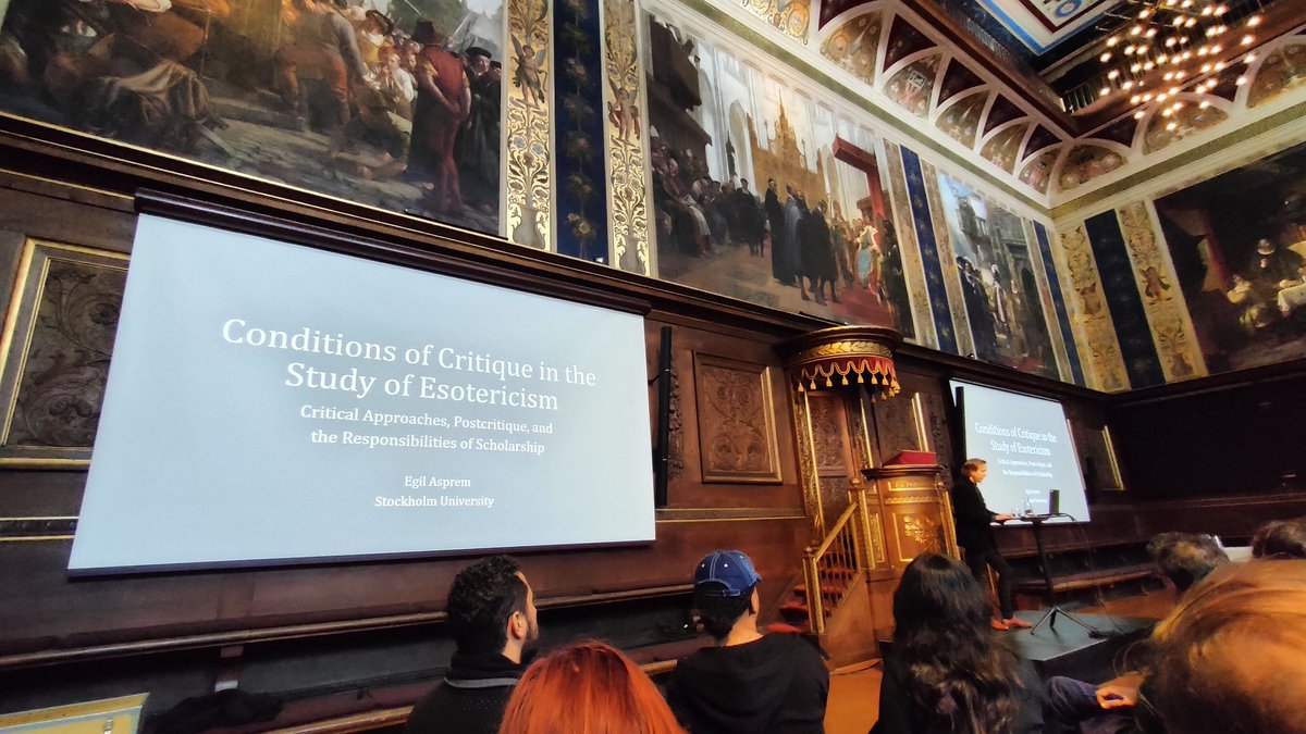 frykwiatkowski's tweet photo. #SNASWE
Egil Asprem's keynote at "A Tide of Ghosts" conference https://t.co/8dfUDuw9kL