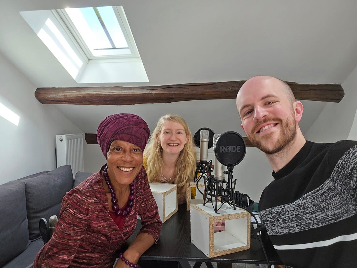 Brontë Parsonage Museum (@bronteparsonage) on Twitter photo Behind the scenes of our special podcast episode with the wonderful <a href="/JennyMitchellGo/">Jenny Mitchell</a>!
We discuss ‘Jane Eyre’, researching Black history, and a mystery Brontë object…
Listen here (and stay tuned for the rest of series two in 2025!): buzzsprout.com/2317582
#BlackHistoryMonth Behind the scenes of our special podcast episode with the wonderful <a href="/JennyMitchellGo/">Jenny Mitchell</a>!
We discuss ‘Jane Eyre’, researching Black history, and a mystery Brontë object…
Listen here (and stay tuned for the rest of series two in 2025!): buzzsprout.com/2317582
#BlackHistoryMonth