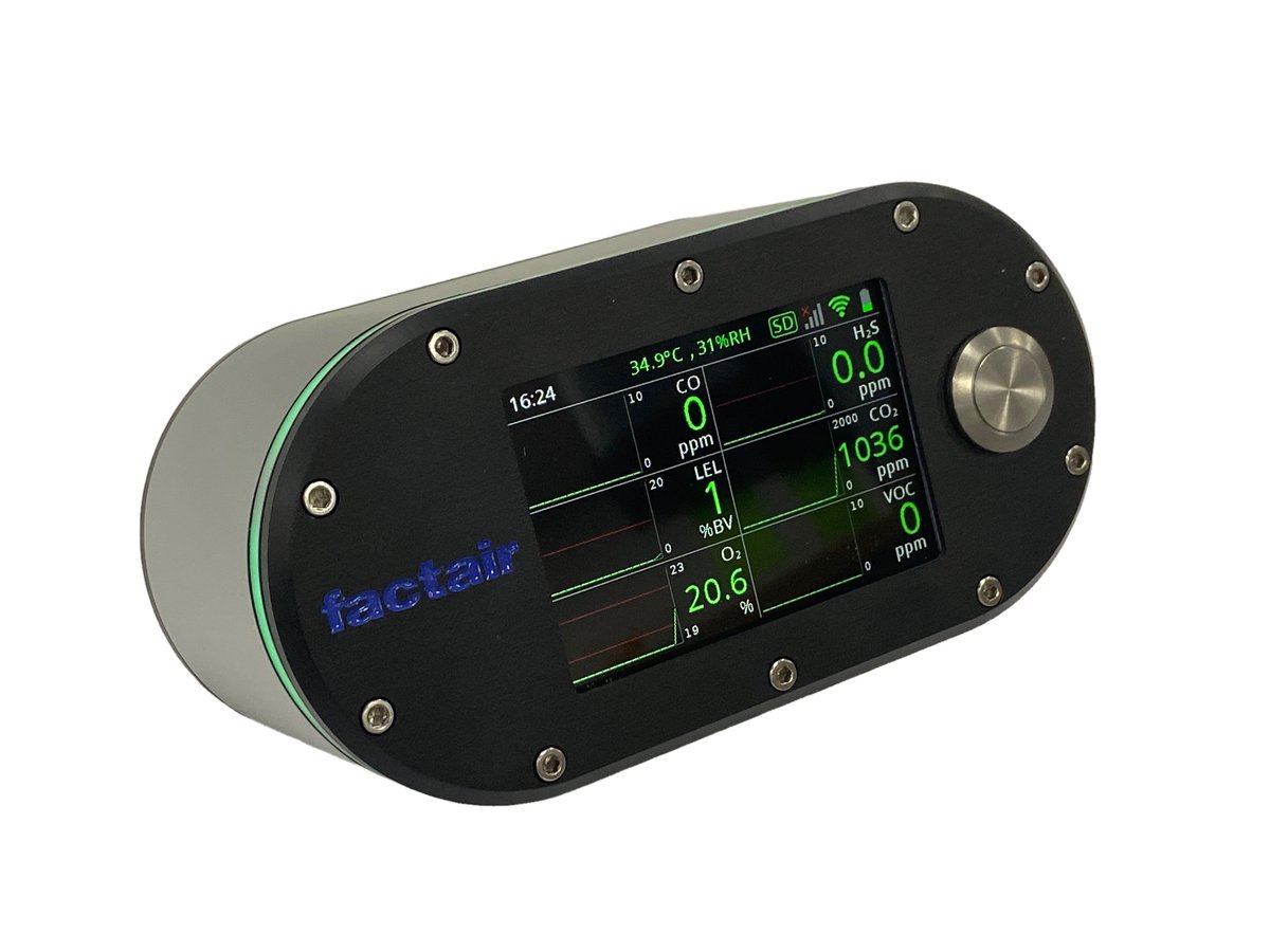 The SafeGuard is the ideal instrument for monitoring the quality of your breathing-air supply. The instrument, includes datalogging and a volt free alarm contact. It can accommodate up to 6 sensors and set up on either your atmospheric intake or compressed breathing-air supply.