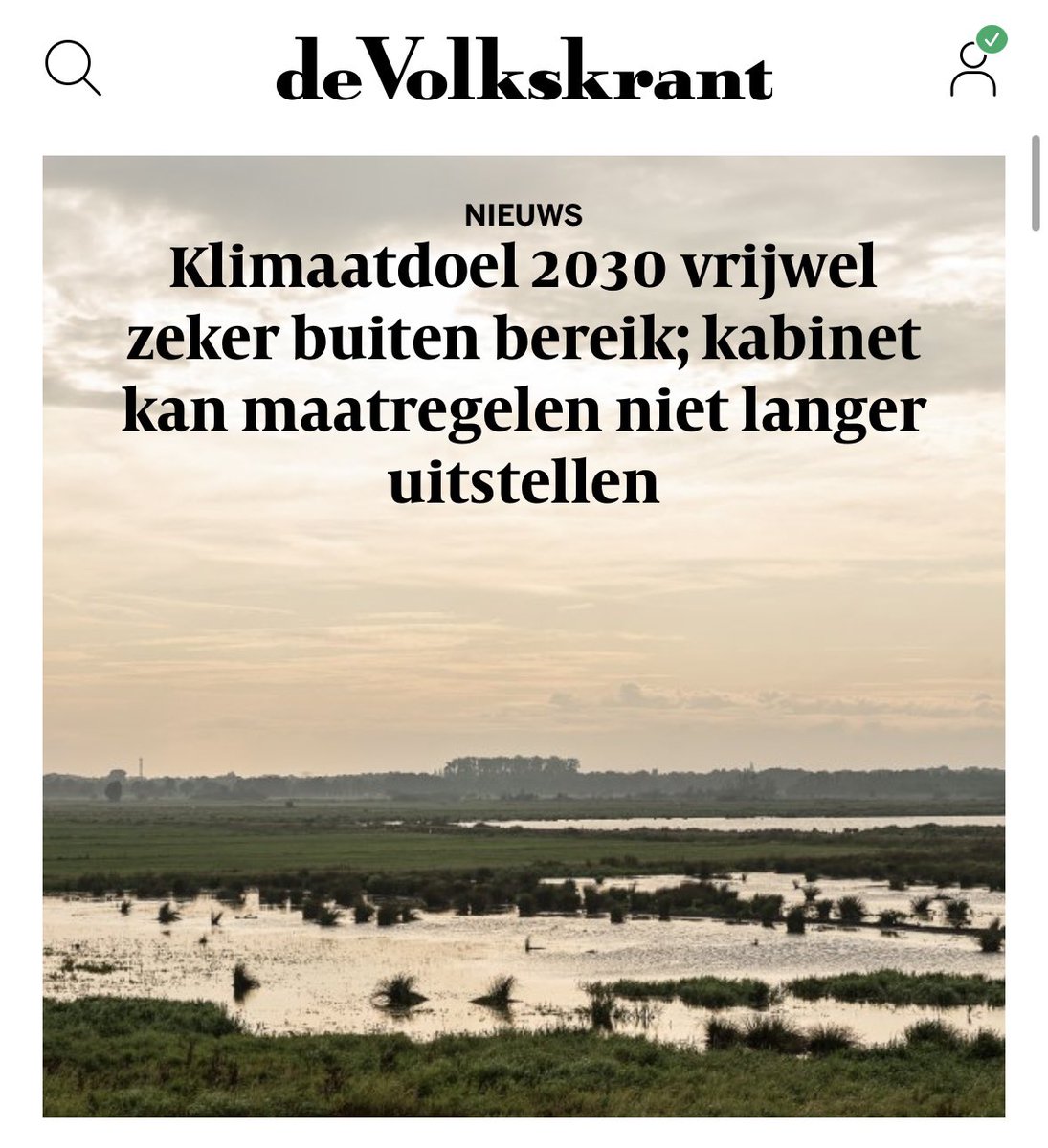 Het kabinet van PVV, VVD, NSC en BBB kiest niet voor groene groei, maar voor grijze krimp. Hun klimaataanpak krijgt een forse onvoldoende.

Dat is zonde. D66 liet zien dat het wél kan. Minister Hermans, pak de leiding en ga aan de slag. Nederlanders en ondernemers hebben niets