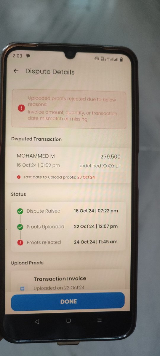 Shaikshahid121's tweet photo. Wt is this 
Again your team rejected
Wt is this..? Wt kind of behavior is this..? @RBI @FinMinIndia @BhavikKoladiya @NakraniShashvat https://t.co/mNj27lQKyW