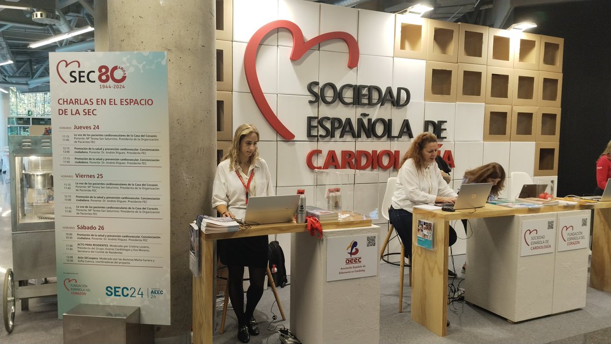 Este año, acompañamos a la <a href="/AEEC_enfcardio/">Asociacion Española de Enfermeria en Cardiologia</a> en el #SEC2024, colaborando en la organización para facilitar el buen desarrollo del evento. Esperamos contribuir a una experiencia enriquecedora para todos los participantes.

#enfermeria #Cardiología #AEEC #SEC2024 #enfermeriacardio