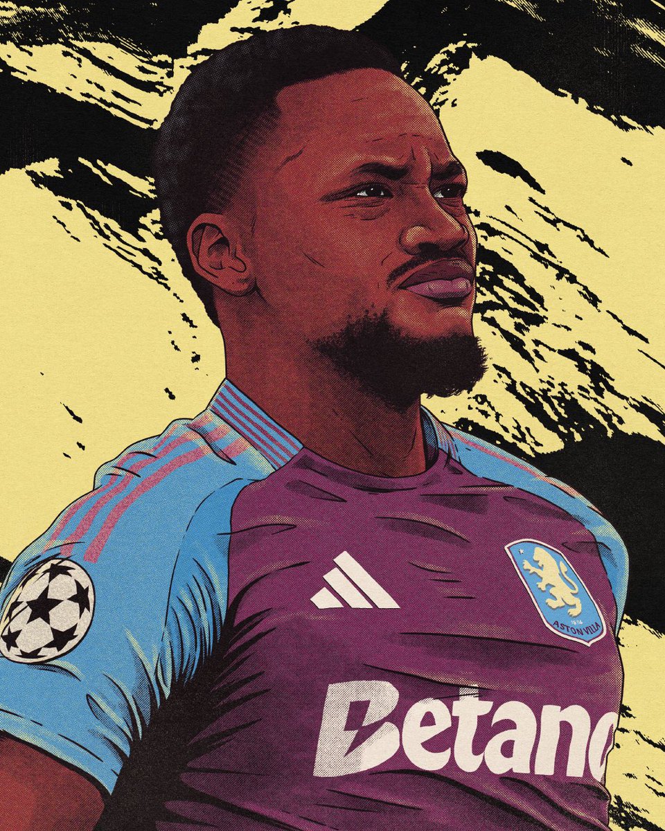 UTWStudio's tweet image. Jhon Duran 🔥 ✏️ 

#avfc #championsleague #smsports